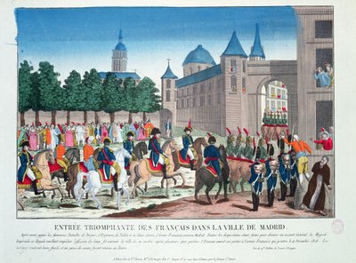 Triomfantelijke Intocht van de Fransen in Madrid, 4 december 1808 door French School